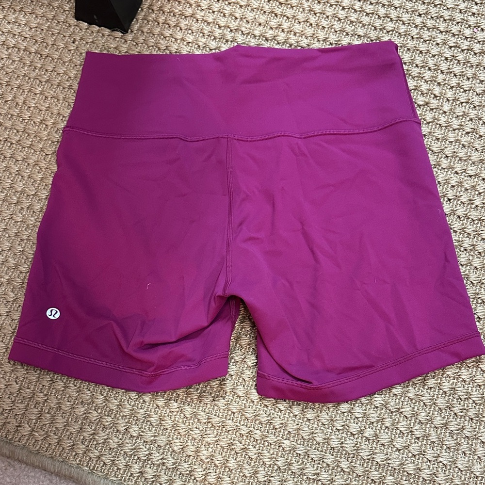 lululemon athletica Women's Magenta Bike Shorts